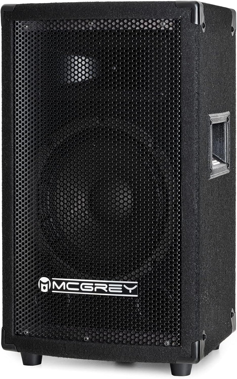 McGrey TP-8 DJ PA Lautsprecher Box 20cm (8“) Subwoofer 300W (Passiv, 2-Wege System, Holzgehäuse, 35m