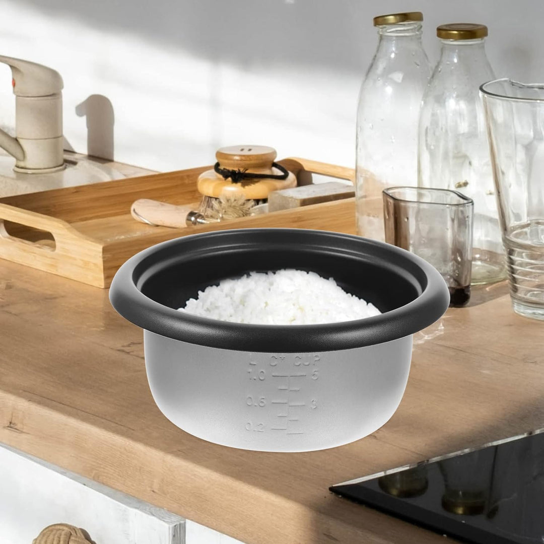 BESTonZON Reiskocher Innentopf Antihaft Reiskocher Topf Ersatz Innenkochtopf Reiskocher Innenbehälte