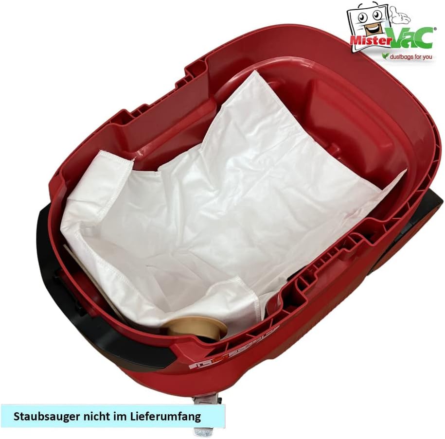 MisterVac | 10 Staubsaugerbeutel Prof. kompatibel mit FLEX VCE 33 L AC Prof.