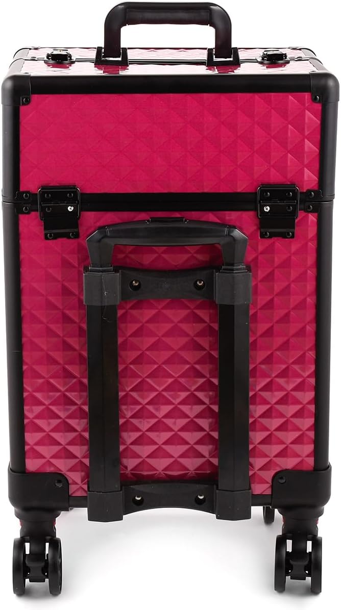 Kosmetikkoffer Schminkkoffer Beauty Make-up Case Multikoffer professioneller Make-up Rollkoffer Orga