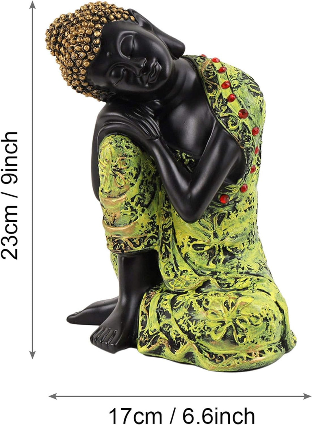 Tied Ribbons Buddha Showpiece for Home Décor- Buddha Statue for Home Decoration Buddha Statue Orname