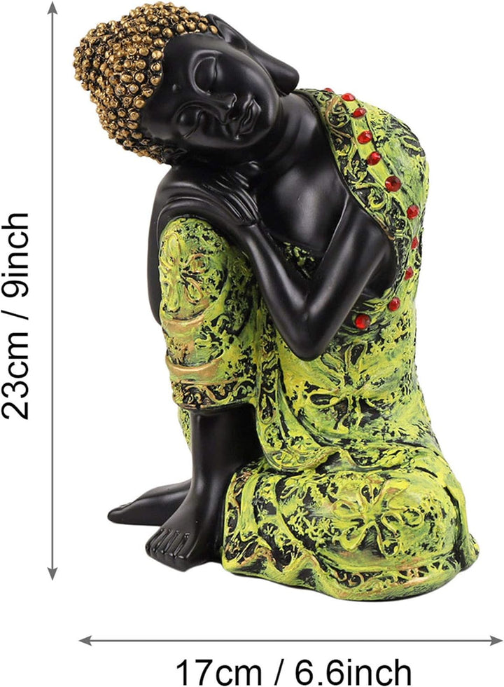 Tied Ribbons Buddha Showpiece for Home Décor- Buddha Statue for Home Decoration Buddha Statue Orname