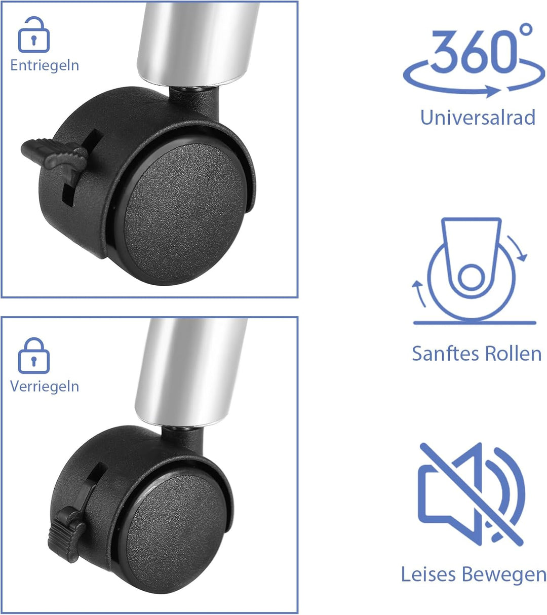 COSTWAY Maniküretisch inkl. Handgelenkauflage, tragbare Nageltisch Kosmetiktisch, Mobilesmanikürtisc