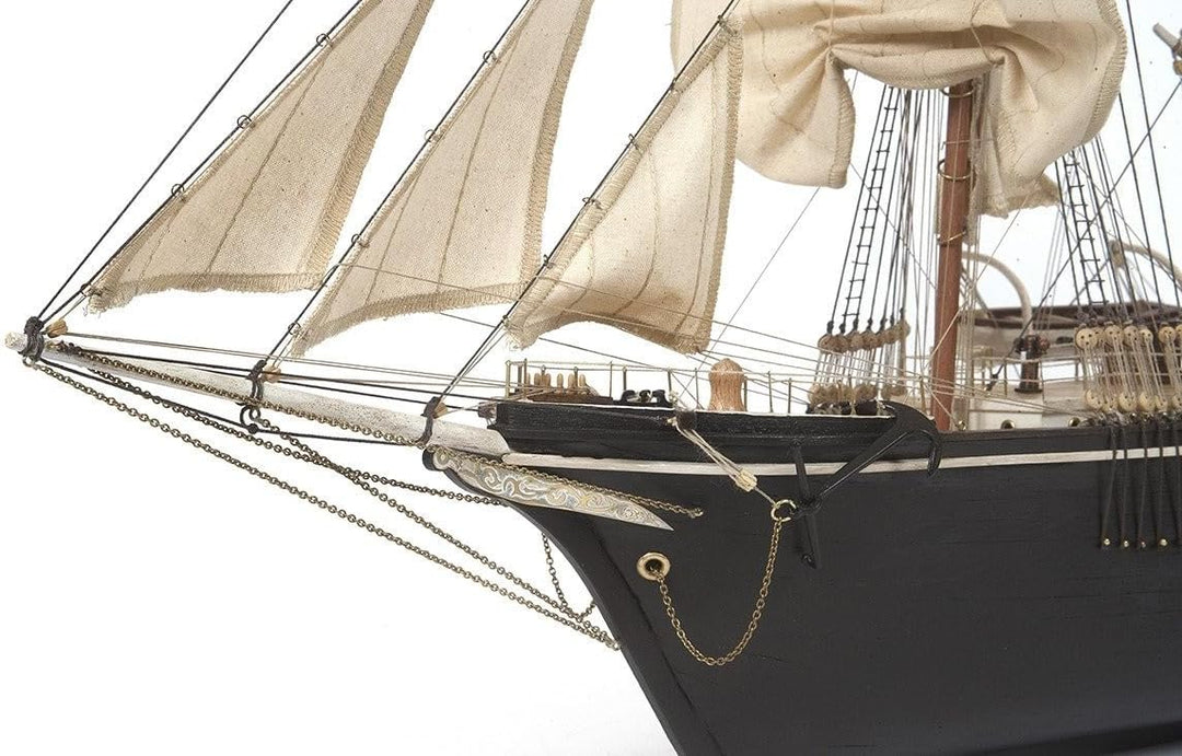 Schiff zum Befestigen von Bergantin, Verdunkelung