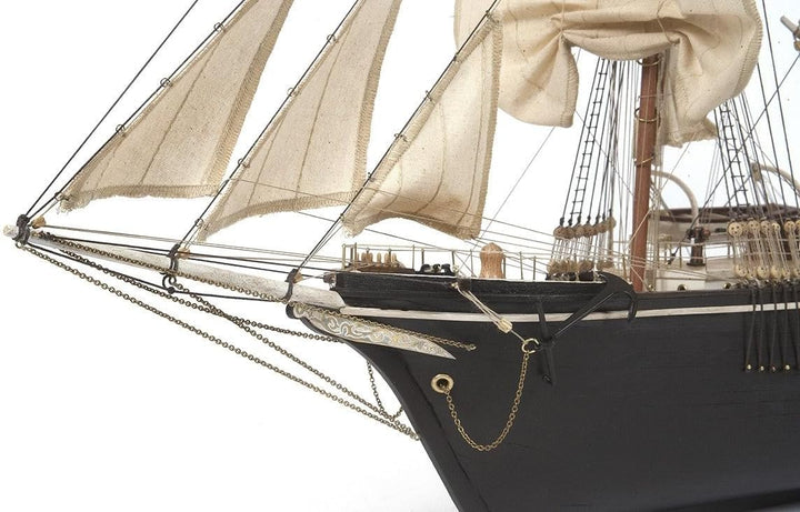 Schiff zum Befestigen von Bergantin, Verdunkelung