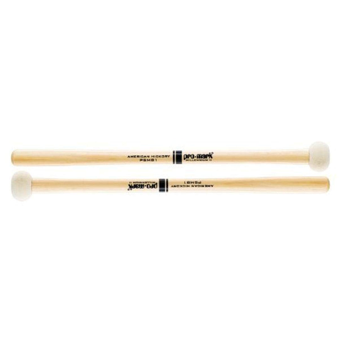 Promark PSMB1 Performer Marching Bassdrum Mallets für 40,64 cm - 45,72 cm (16 Zoll-18 Zoll) Trommeln