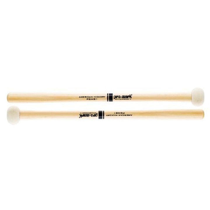 Promark PSMB1 Performer Marching Bassdrum Mallets für 40,64 cm - 45,72 cm (16 Zoll-18 Zoll) Trommeln