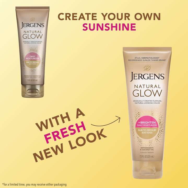Jergens Natural Glow Daily Moisturizer (Fair to Medium) Körperselbstbräuner