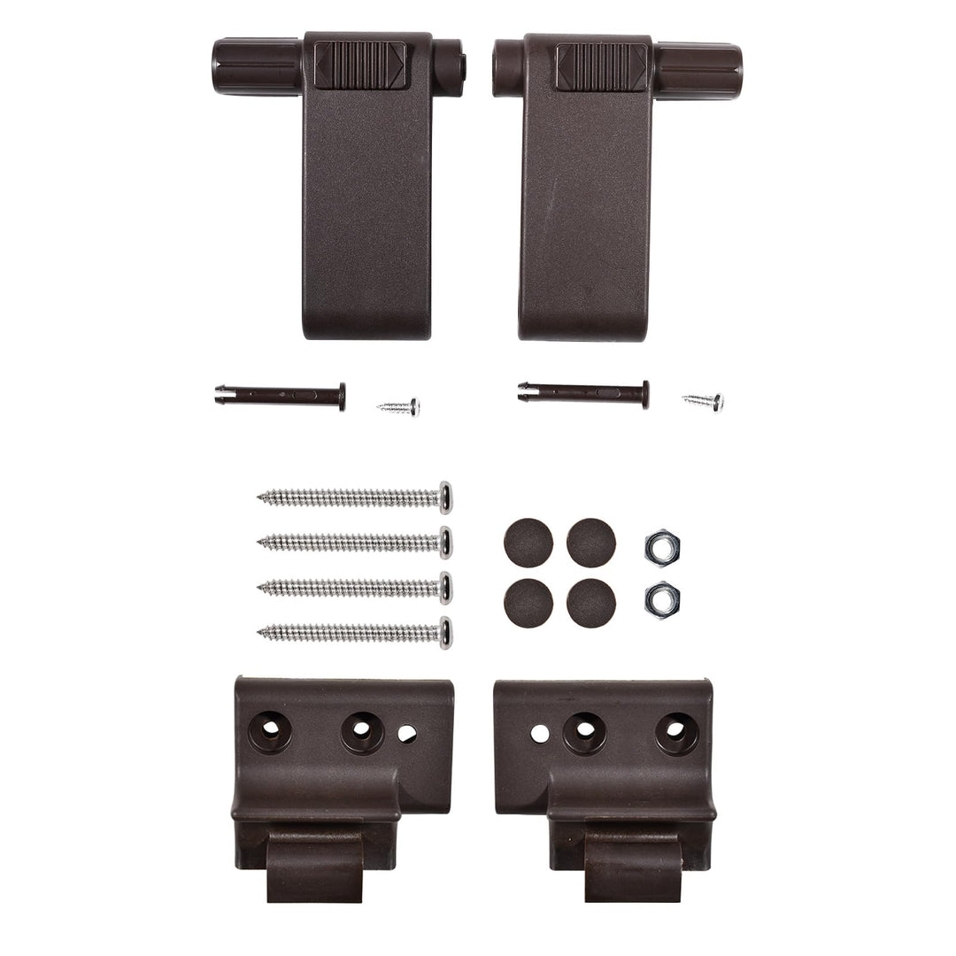 Griffhebel-set und Konsolen-Set Braun Ersatzteil für Braas Atelier-Fenster Kompatibel mit BA/DA 1992