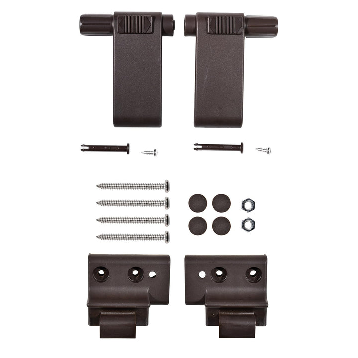 Griffhebel-set und Konsolen-Set Braun Ersatzteil für Braas Atelier-Fenster Kompatibel mit BA/DA 1992