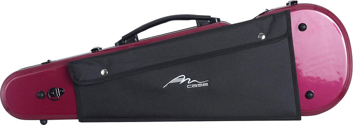 Geigenkoffer Glasfaser Vision 4/4 burgundy - shiny M-Case + Music bag