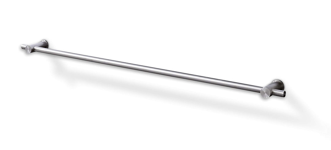 PHOS Design, HS20-55-600, Handtuchstange mit verdeckter Wandverschraubung, Edelstahl matt gebürstet,