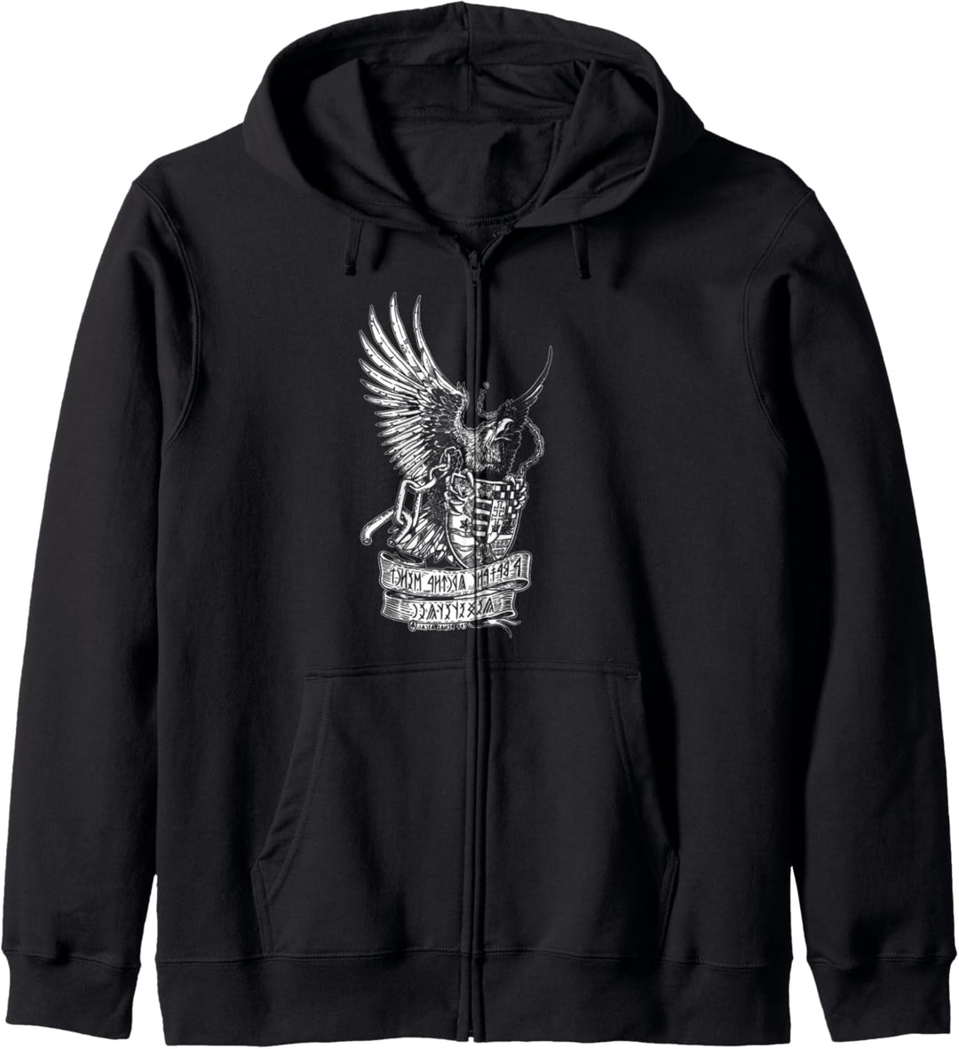 Hungarian Turul Vogel Kapuzenjacke