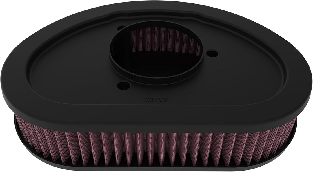 K&N HD-9608 Motorrad Tauschluftfilter, Rot