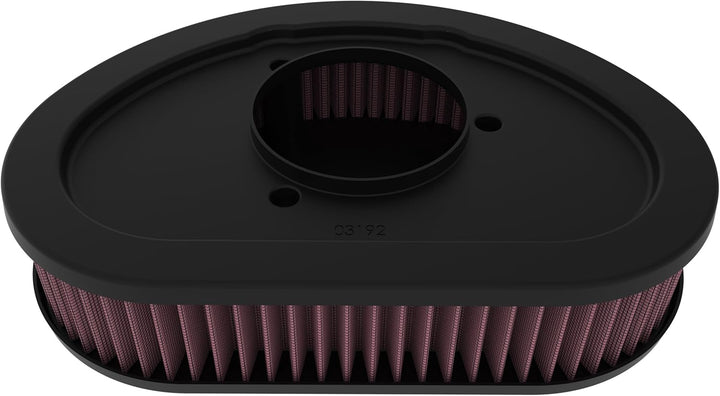 K&N HD-9608 Motorrad Tauschluftfilter, Rot