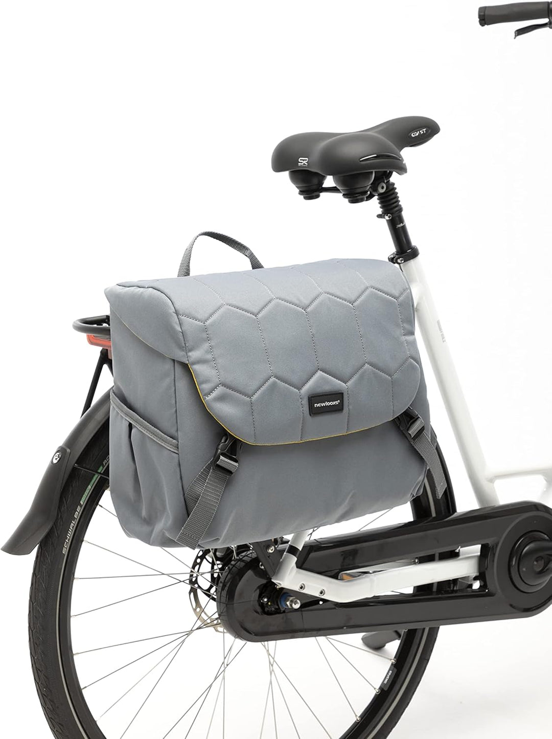 New Looxs Mondi Joy Single Schultertasche, Quilted Grey, 18,5 Liter