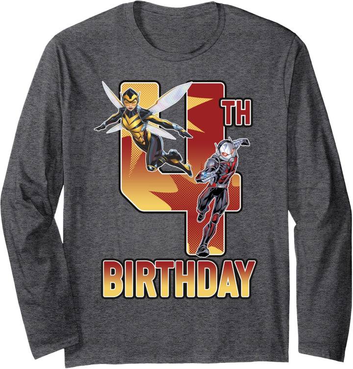 Marvel Ant-Man & Wasp 4th Birthday Langarmshirt