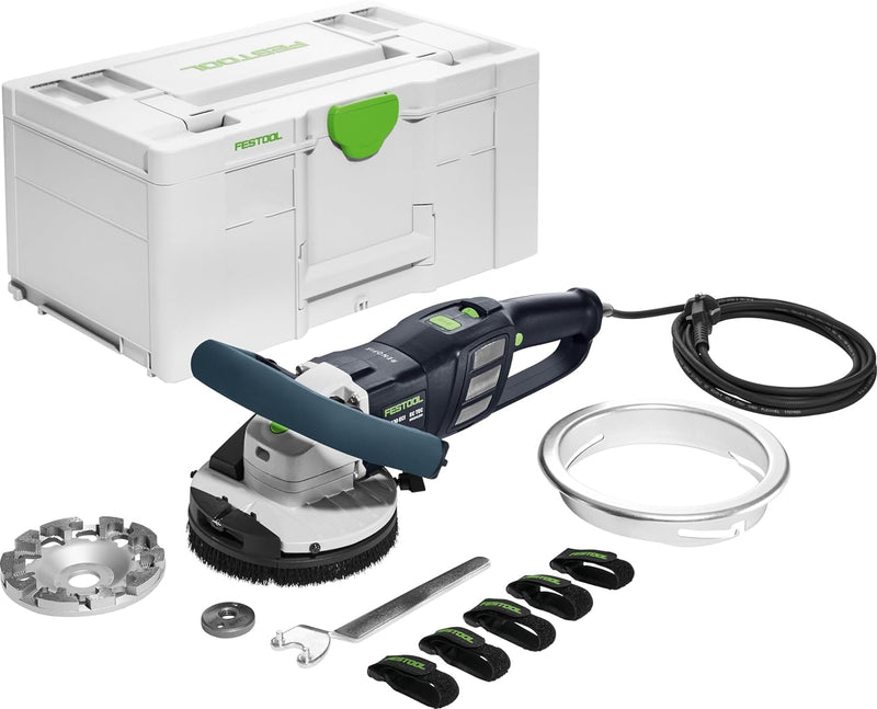 Festool Sanierungsschleifer RG 130 ECI-Set DIA HD RENOFIX (mit Führungstisch, Spannflanschgarnitur,