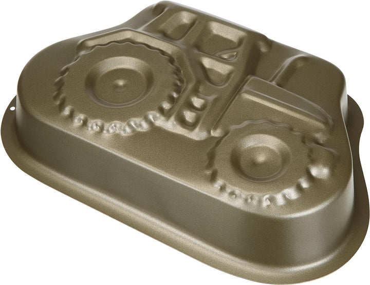 Städter 571044 Backform Schorsch der Traktor Antihaft, 30 cm 29, 5 x 18 x 6 cm Grau, 29, 5 x 18 x 6