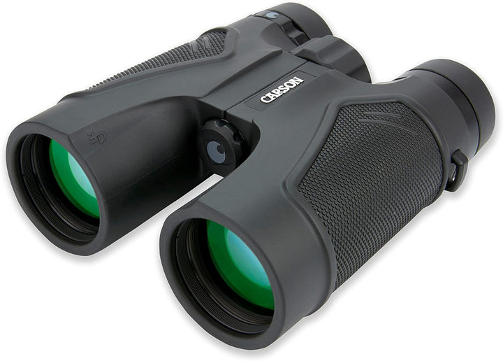 Carson Full-Size Fernglas, 8x42mm, hochwertige ED-Glas Linsen, wasserdicht und beschlagfrei (TD-842E