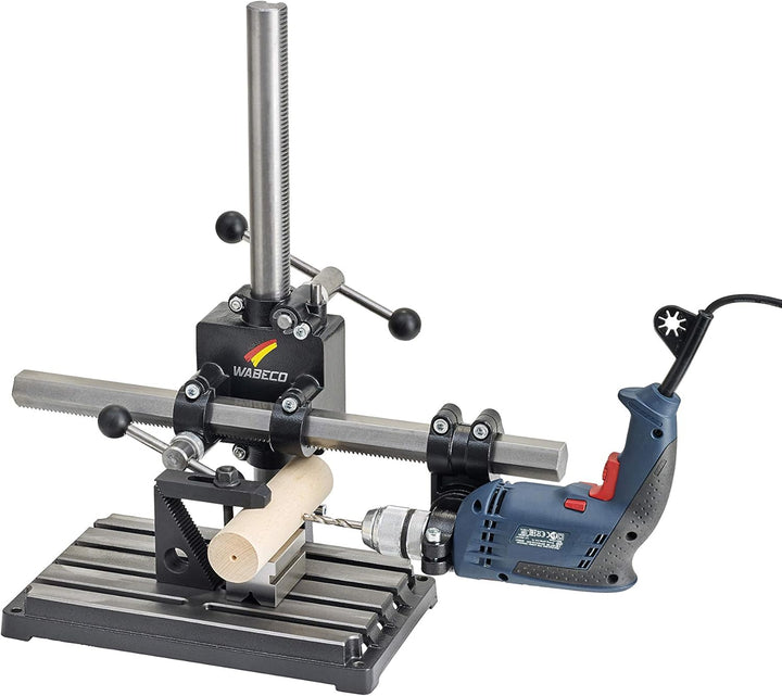 WABECO Bohrständer Fräsständer BF1240 mit Spannpratzen Satz 58-teilig vertikal/horizontal Säule 500