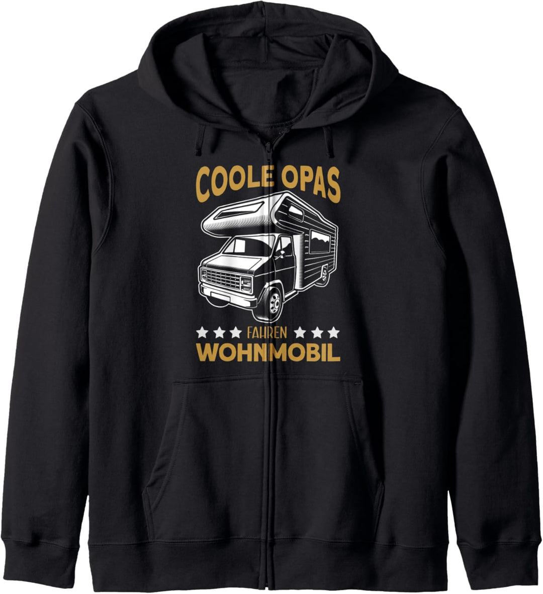 Coole Opas fahren Wohnmobil Camper Sprüche Vintage Kapuzenjacke