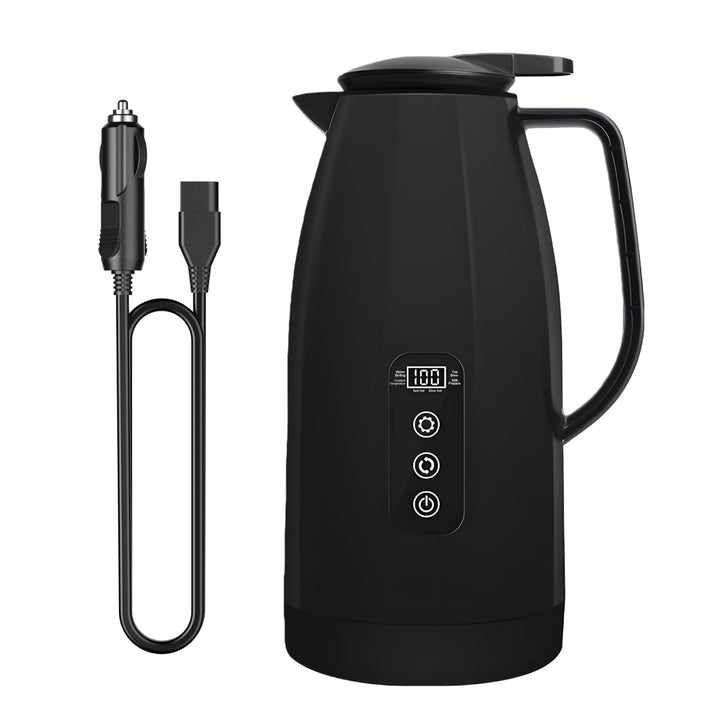 Wasserkocher für Auto 1.2L, 2/24 Volt Wasserkocher Auto Zigarettenanzünder, elektrischer Teekocher B