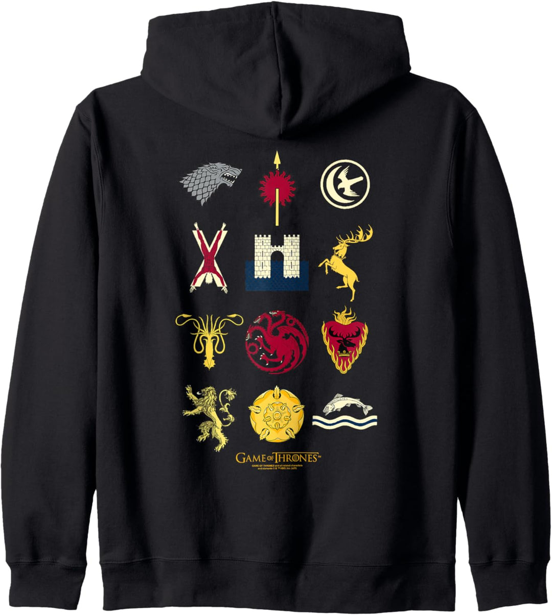 Game of Thrones House Sigils Kapuzenjacke