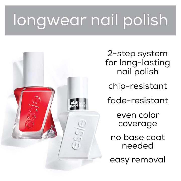 Essie Gel Couture NL - Steel The Show, 13.5 ml 13.5 ml (1er Pack) Stahl, 13.5 ml (1er Pack) Stahl