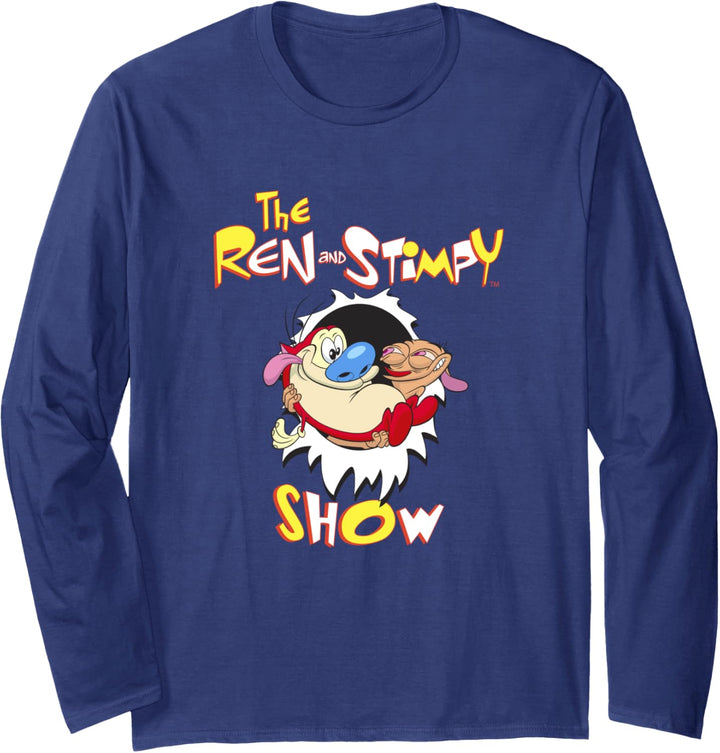 Ren and Stimpy Show Intro Langarmshirt