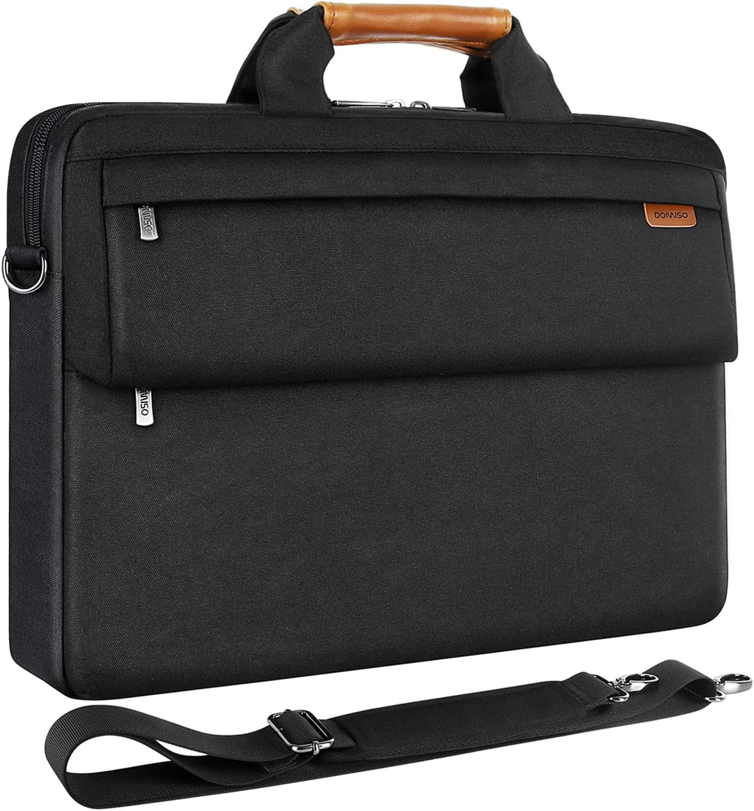 DOMISO 17 Zoll wasserdichte Laptoptasche, Schultertasche, Handtuch, für Notebook/Dell/Lenovo/Acer/HP