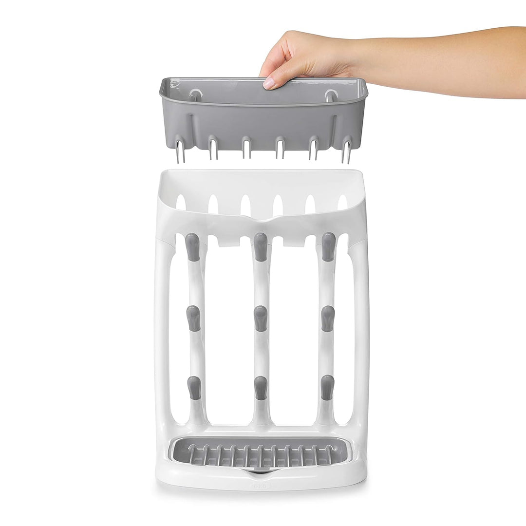 OXO Tot Space Saving Abtropfgestell Babyflaschen Silikon Kunststoff Acrylnitril-Butadien-Styrol, Bab