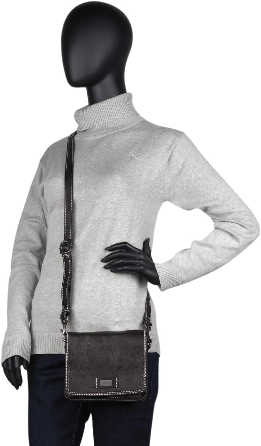 Lois - Umhängetasche Damen Leder - Umhängetasche Leder Damen mit verstellbarem riemen - Kleine Umhän