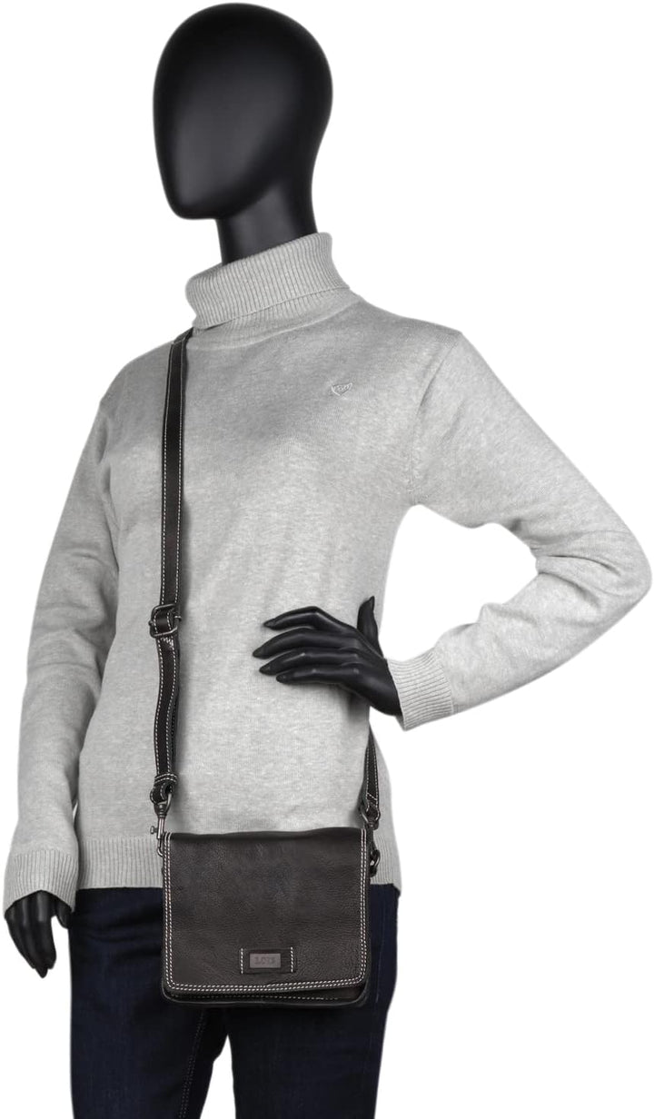 Lois - Umhängetasche Damen Leder - Umhängetasche Leder Damen mit verstellbarem riemen - Kleine Umhän