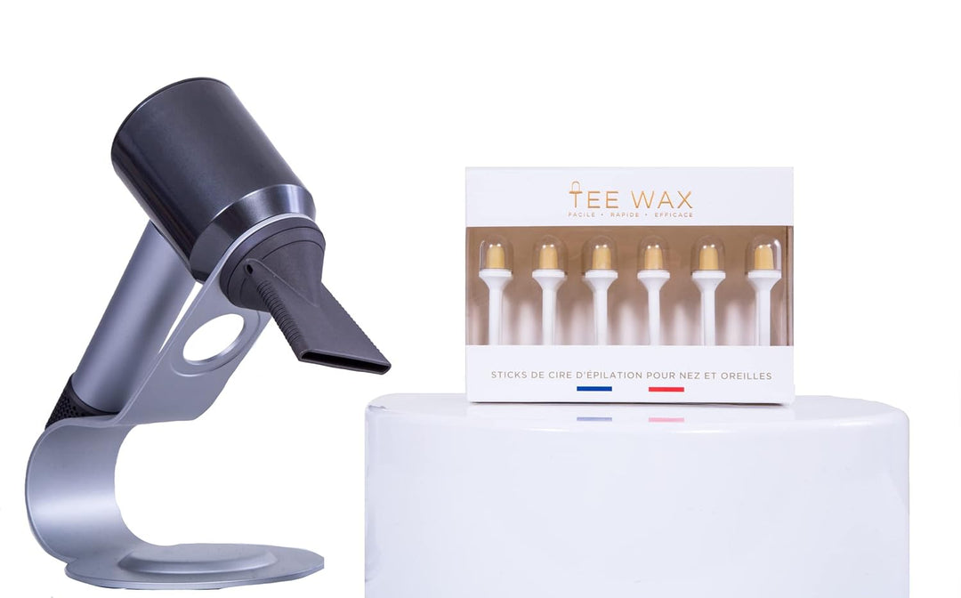 TEE WAX – 12 gebrauchsfertige Wachsstäbchen – Nasen- und Ohrenhaarentfernung – Schmerzfrei – 100% na
