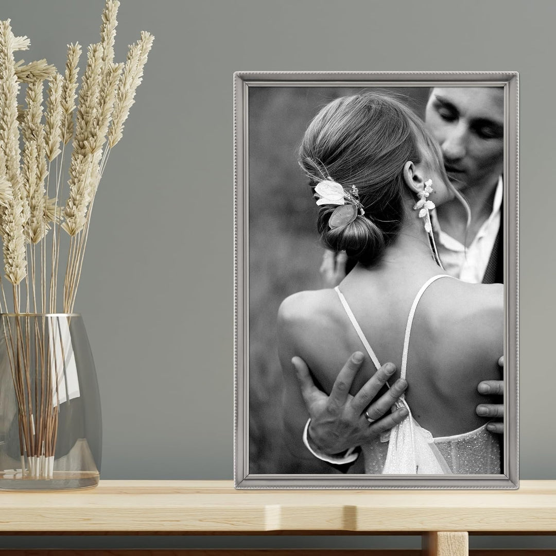 Lawrence Frames Bilderrahmen aus Zinn, Antik-Look, 20,3 x 30,5 cm zinnfarben 8x12, zinnfarben 8x12
