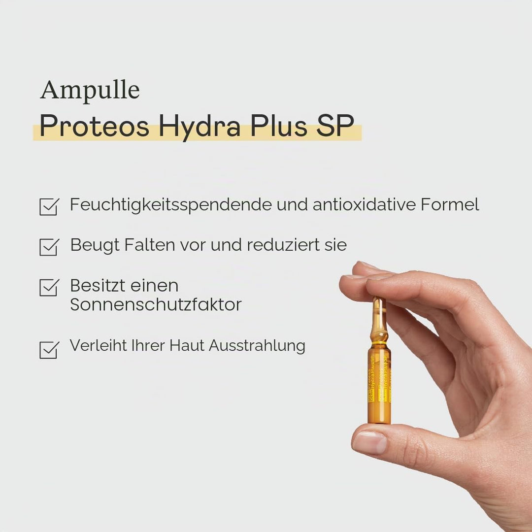 Martiderm Die Originale Proteos Hydra Plus SP - Anti-Aging-Ampullen mit Feuchtigkeits- und Antioxida