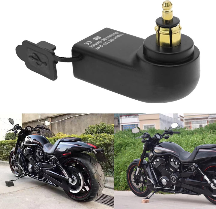 eMagTech Motorrad Dual USB Ladegerät Ersatz kompatibel mit BMW F800GS F650GS F700GS R1200GS R1200RT