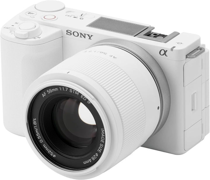 VILTROX AF 56mm f/1.7 E STM Objektiv für Sony E, Weiss Limited Edition 56mm F1.7 Autofokus-Objektiv