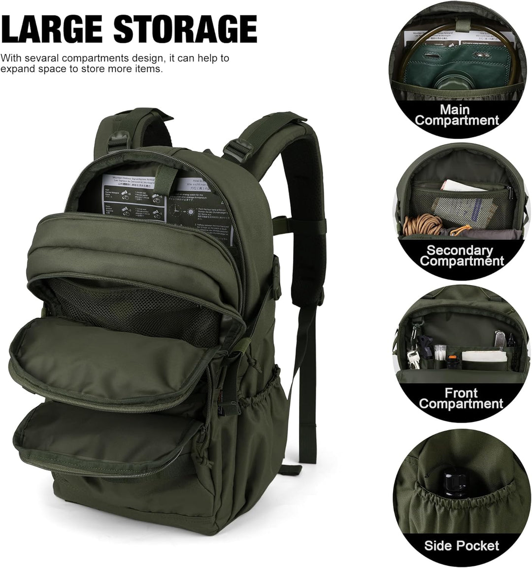 Mardingtop 28L/40L Militär Rucksack Wanderrucksäcke Trekkingrucksack Tactical Molle Rucksack für Cam
