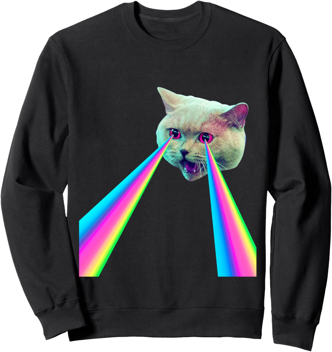 Cool Funny Sarcastic Cat Novelty Graphic Tees & Cool Designs Sweatshirt