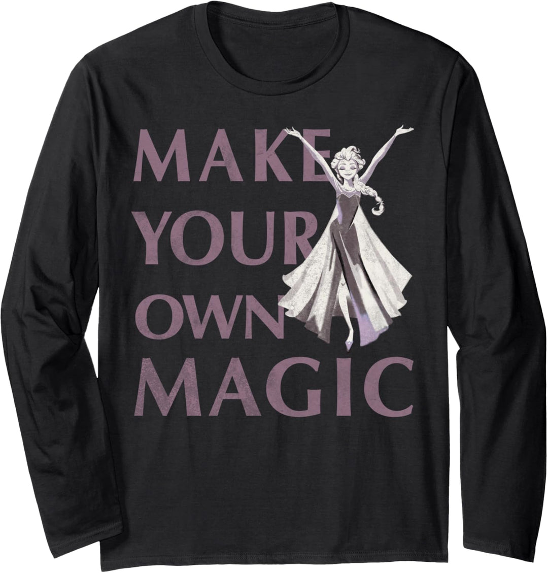 Disney Frozen Elsa Make Your Own Magic Langarmshirt