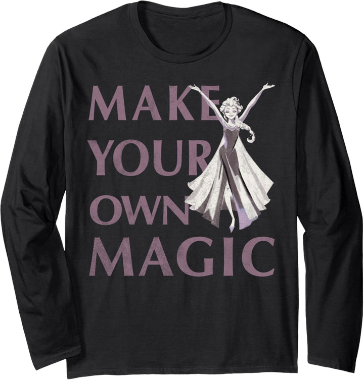 Disney Frozen Elsa Make Your Own Magic Langarmshirt