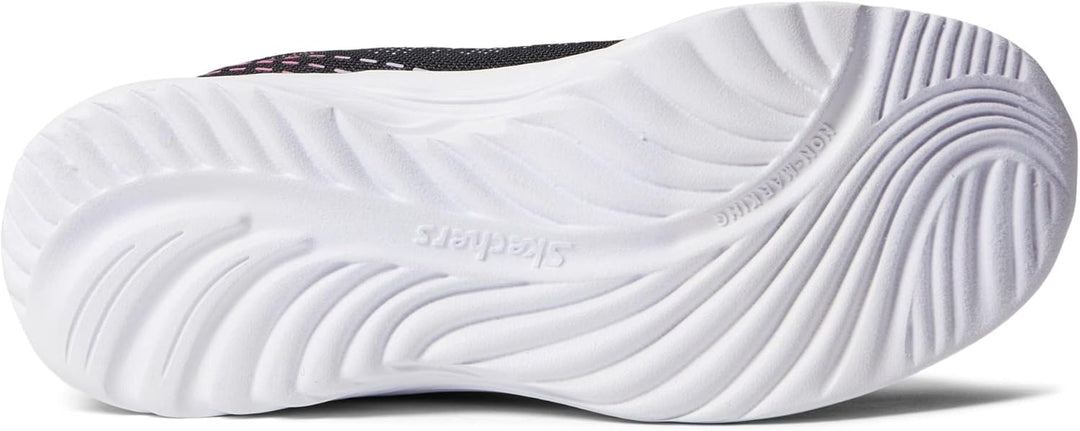 Skechers Dreamy Dancer Radiant Rogue Sneaker 28 EU Black Lavender Mesh Multi Trim, 28 EU Black Laven