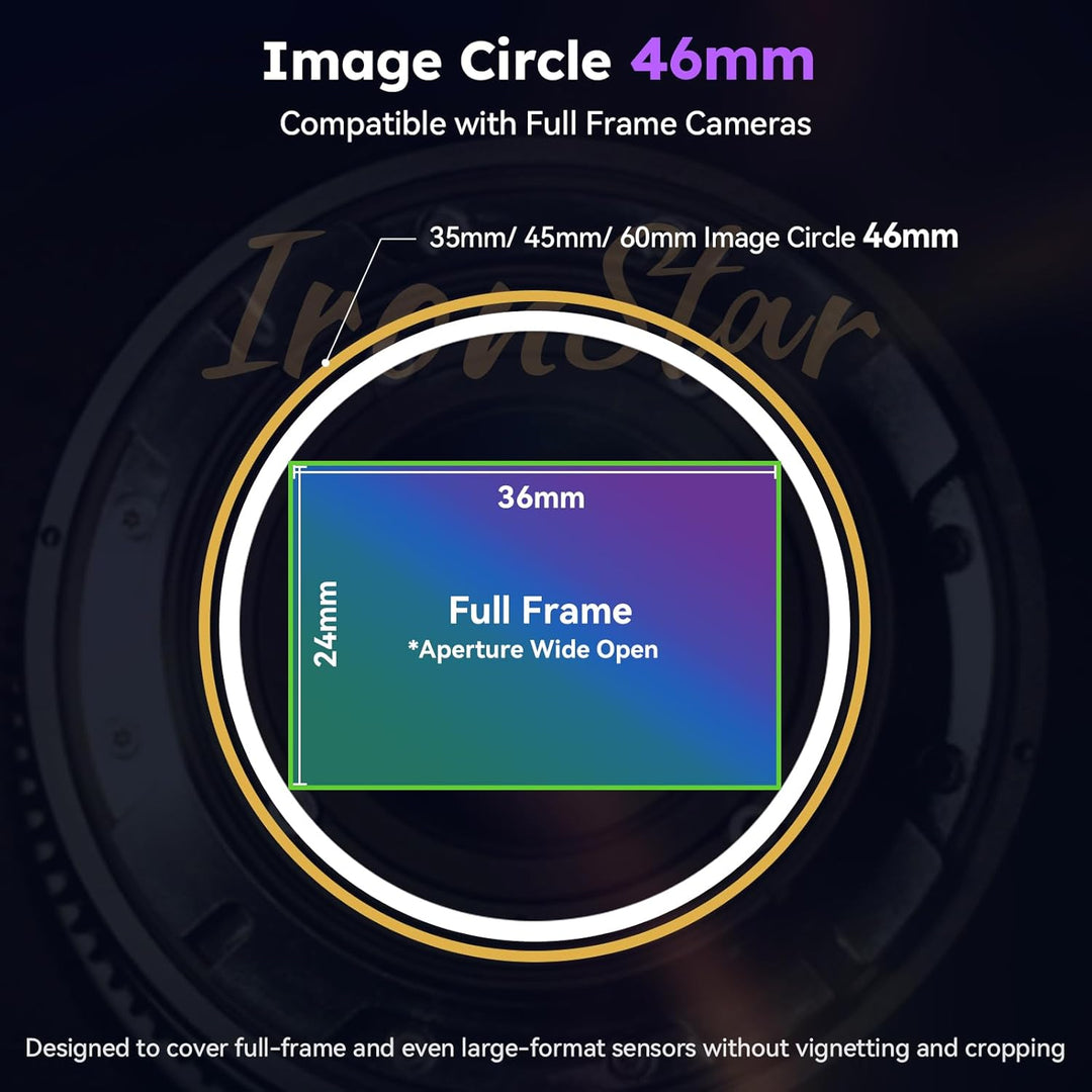 SIRUI IronStar T1.9 1.5X Anamorphotisches Cine-Objektiv: 35mm Kinoobjektiv mit manuellem Fokus und n