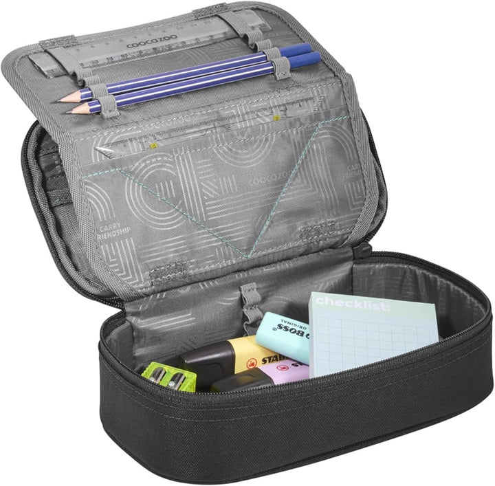 Coocazoo Schlampermäppchen Pencil Case Teal Shadows schwarz blau