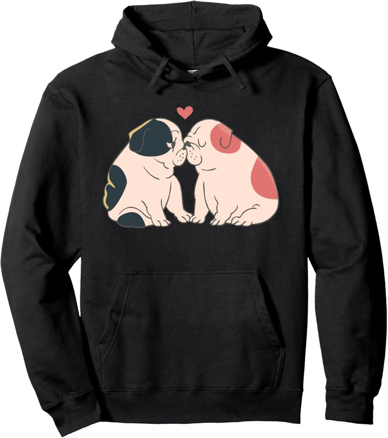 English Bulldog Kisses Pullover Hoodie