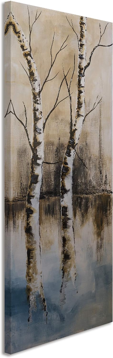 Feeby. Wandbild - 1 Teilig - 30x90 cm, Leinwand Bild Leinwandbilder Bilder Wandbilder Kunstdruck, BA