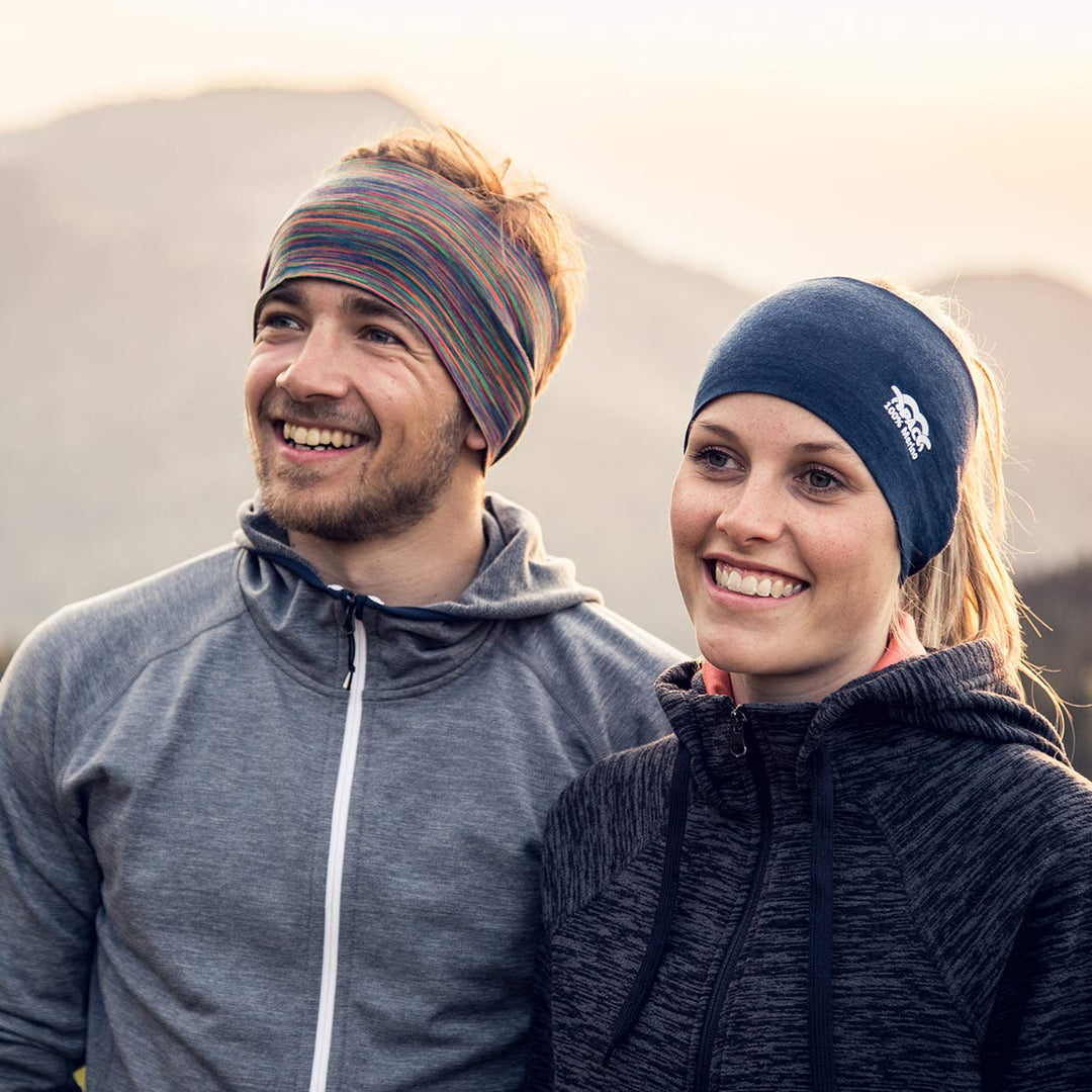 P.A.C. Merino Headband - Funktionsstirnband, Schweissband, Outdoortuch, nahtloses Stirnband, Sport H