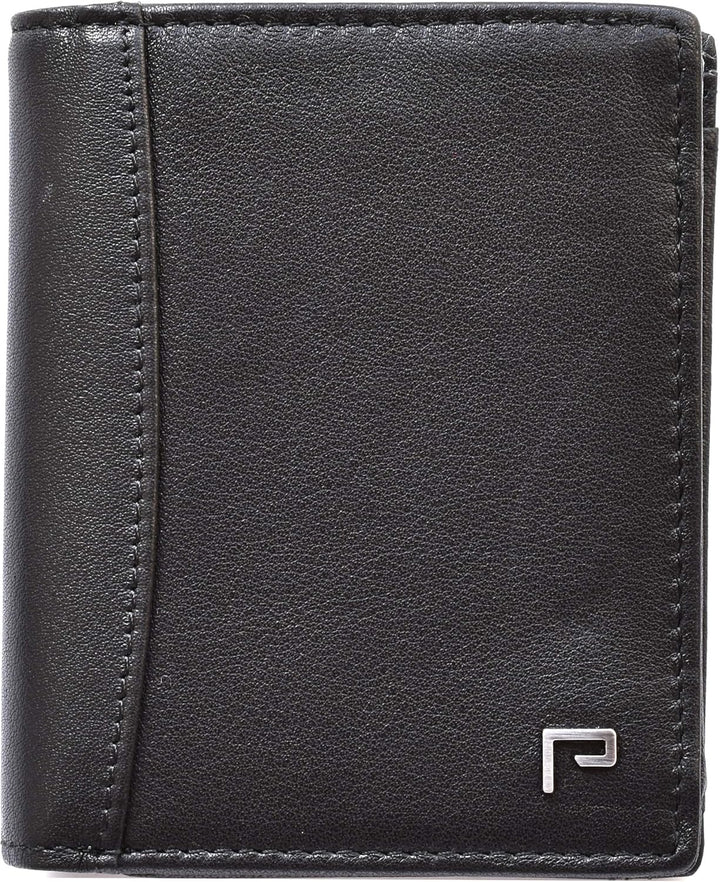Geldbörse Herren Nappaleder | Münzfach & RFID Schutz | Leder Portmonee klein | Slim Wallet | Geldbeu